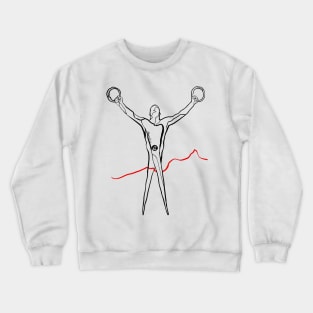 Single Line - Cutting the String Crewneck Sweatshirt